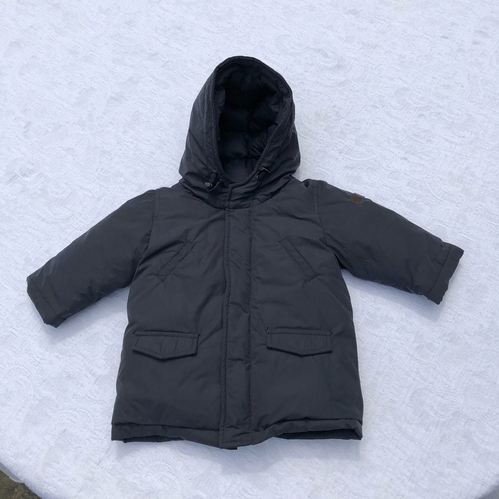 THICK Warm Lanvin Winter Coat 6 mo. $485 - Picture 3 of 7